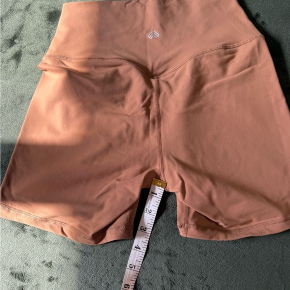 Tan High-Waisted Shorts - Picture 2 of 2